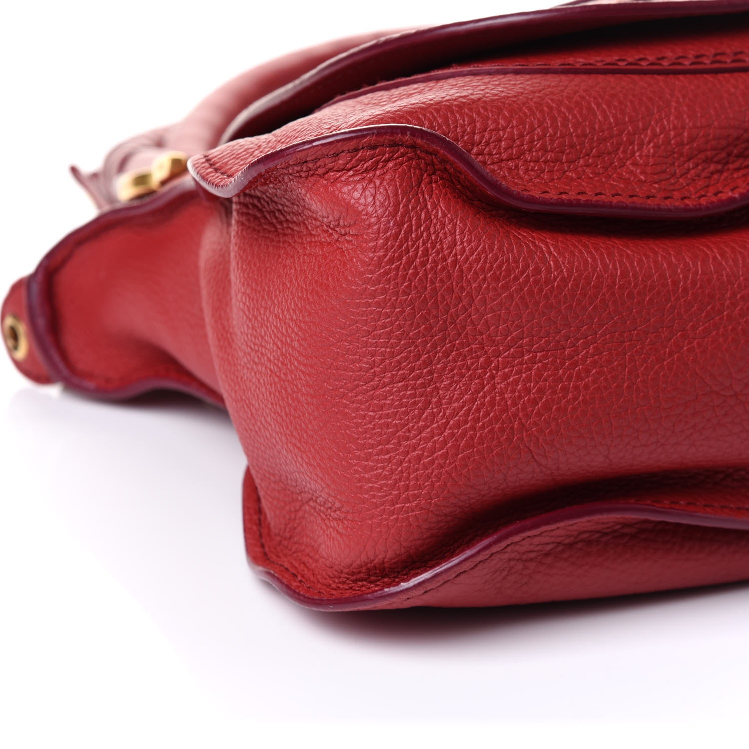 Chloe Calfskin Medium Marcie Satchel Acerola 9 of 10