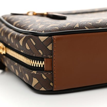 Burberry E-Canvas Monogram Camera Bag Bridle Brown 8 of 10