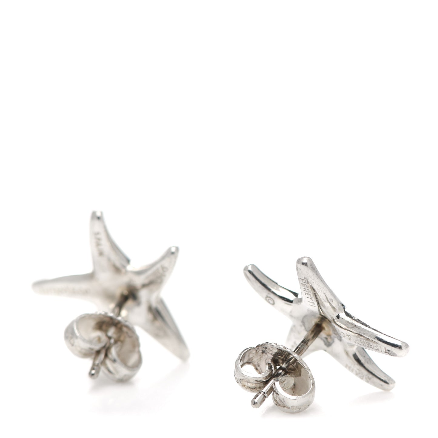 Sterling Silver 15mm Elsa Peretti Starfish Earrings