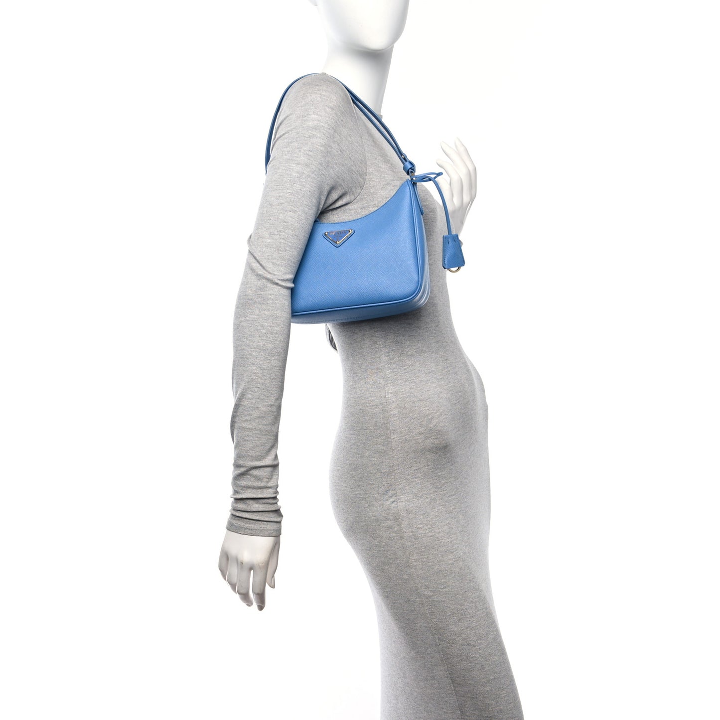 Saffiano Lux Mini Re-Edition Shoulder Bag Onda