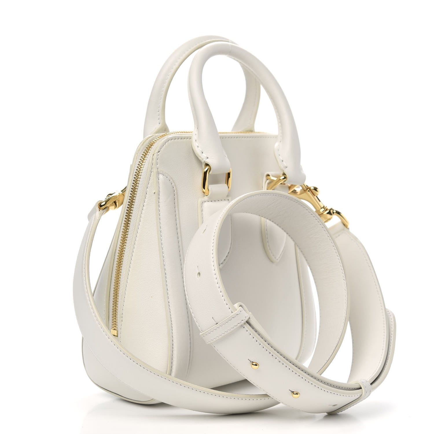 Alexander McQueen Calfskin Mini Heroine White 3 of 12