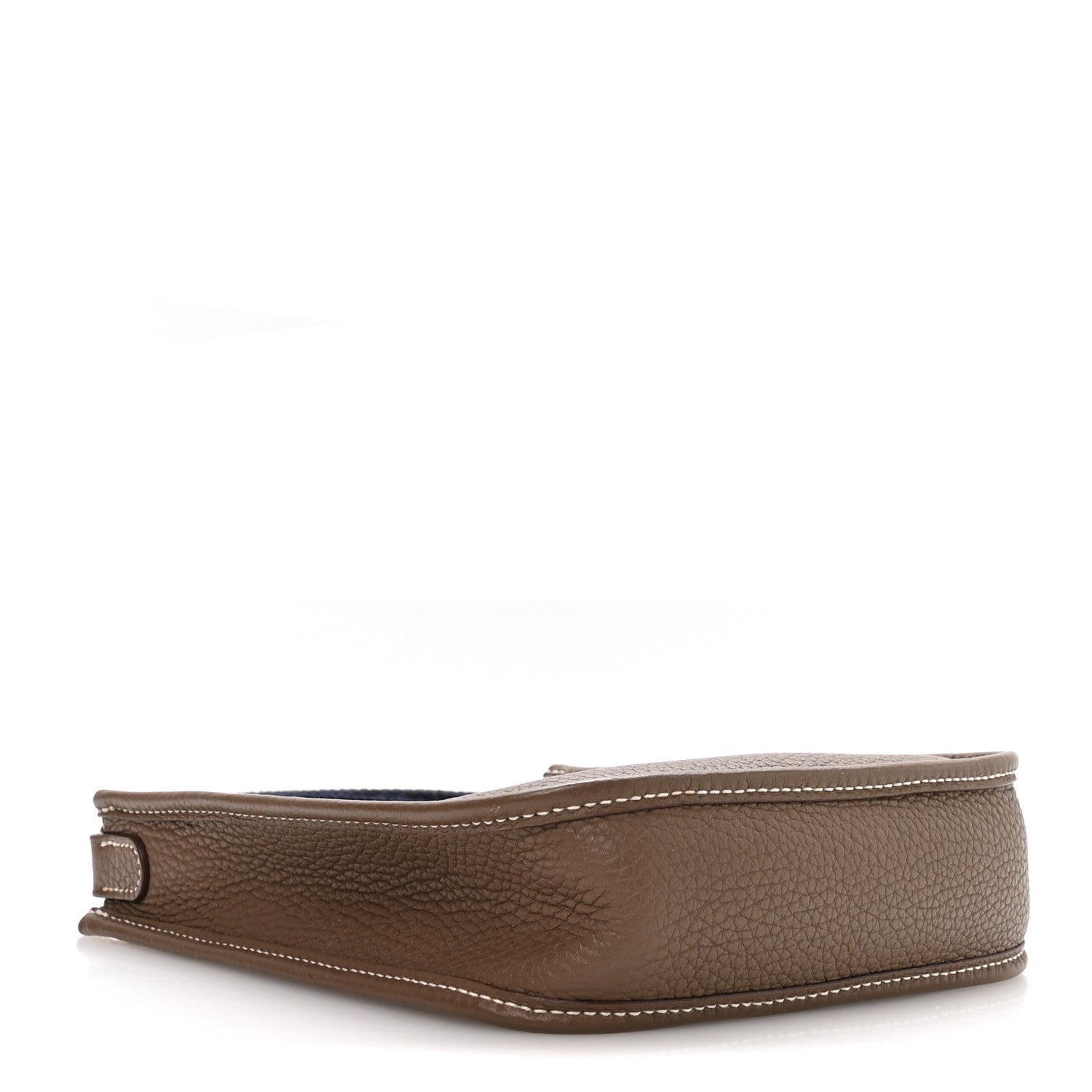 Hermes Taurillon Clemence Amazone Evelyne TPM Etoupe Bleu Indigo 4 of 11