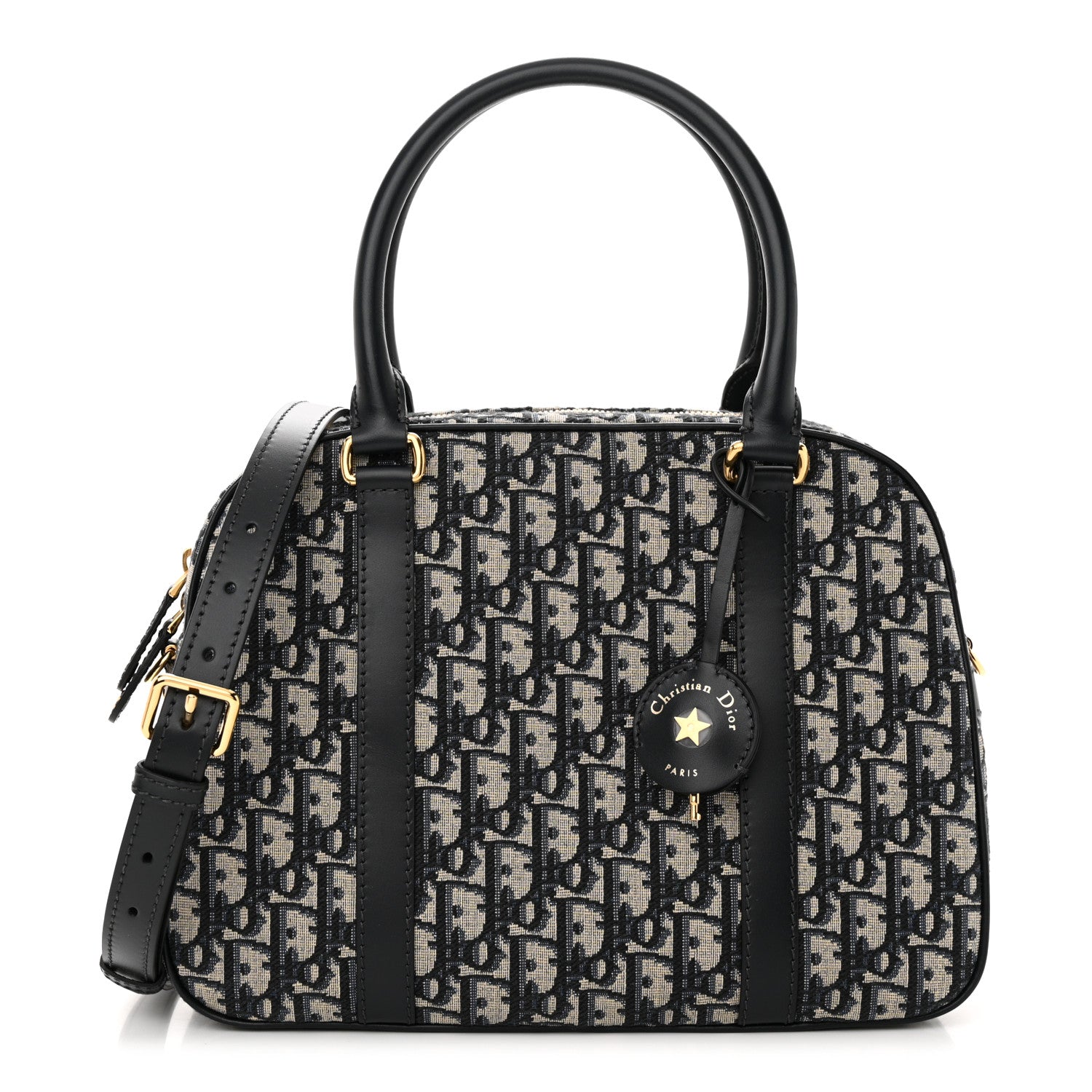 Christian Dior Oblique Large D-Vibe Bowling Bag 1 of 11