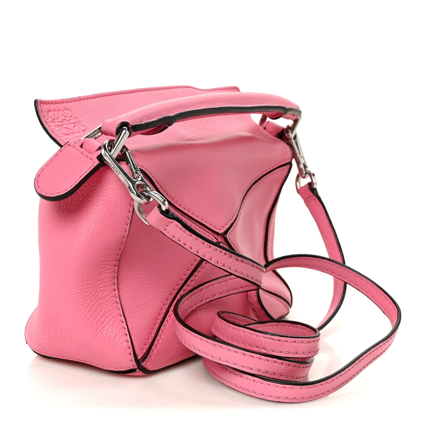 Calfskin Mini Puzzle Bag Wild Rose