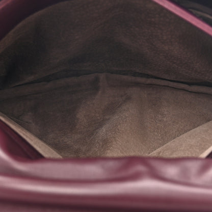 Bottega Veneta Nappa Intrecciato Large Olimpia Bag Burgundy 6 of 14