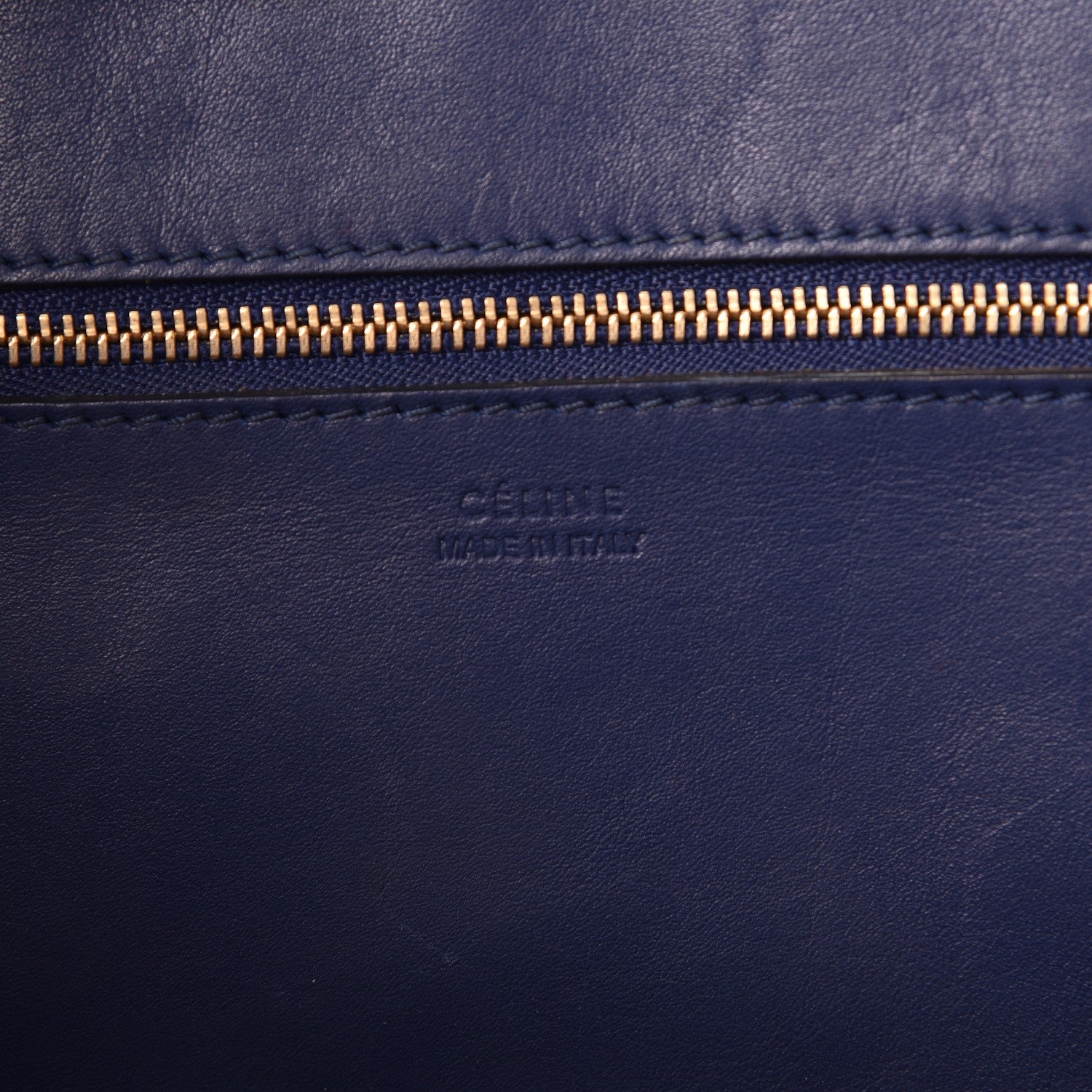 Celine Smooth Calfskin Small Tie Knot Tote Dark Indigo 6 of 23