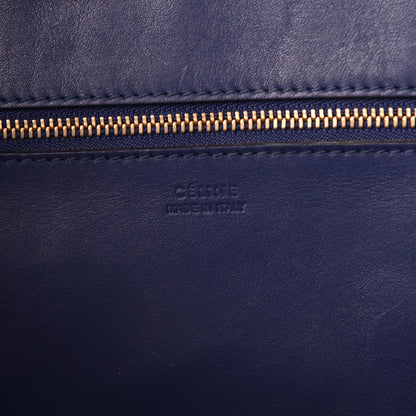 Celine Smooth Calfskin Small Tie Knot Tote Dark Indigo 6 of 23