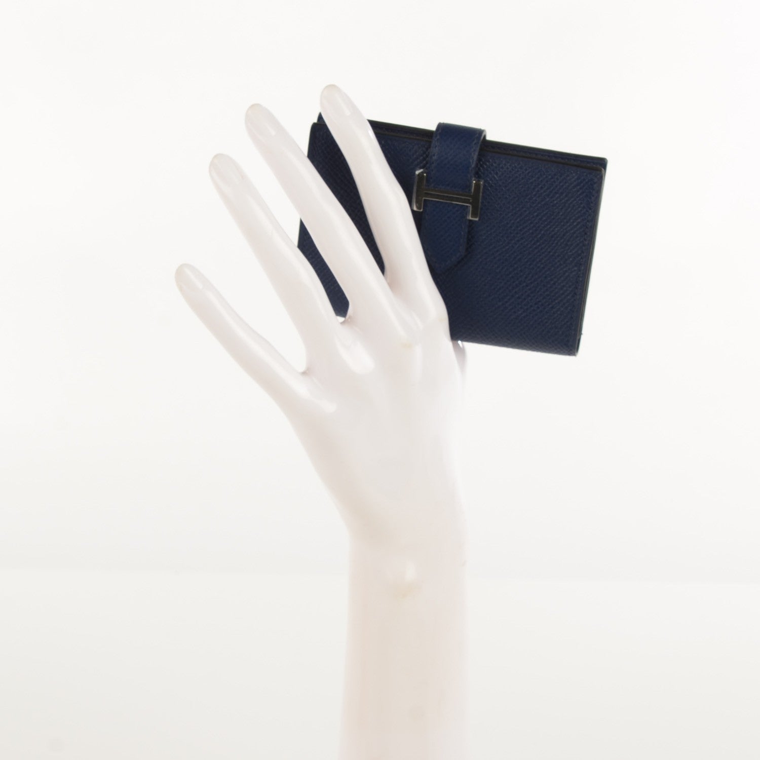 Hermes Epsom Bearn Card Holder Wallet Bleu Saphir 2 of 10