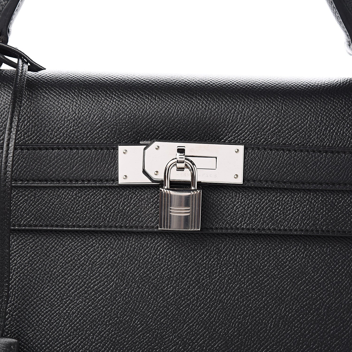 Hermes Epsom Kelly Sellier 40 Black 7 of 9