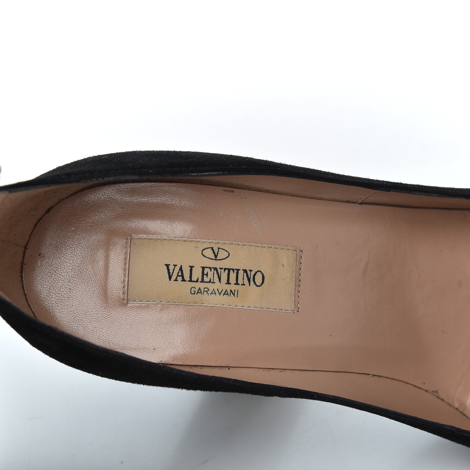 Valentino Garavani Suede Tan-Go Mary Jane Ankle Strap 100mm Pumps 35.5 Black 8 of 11