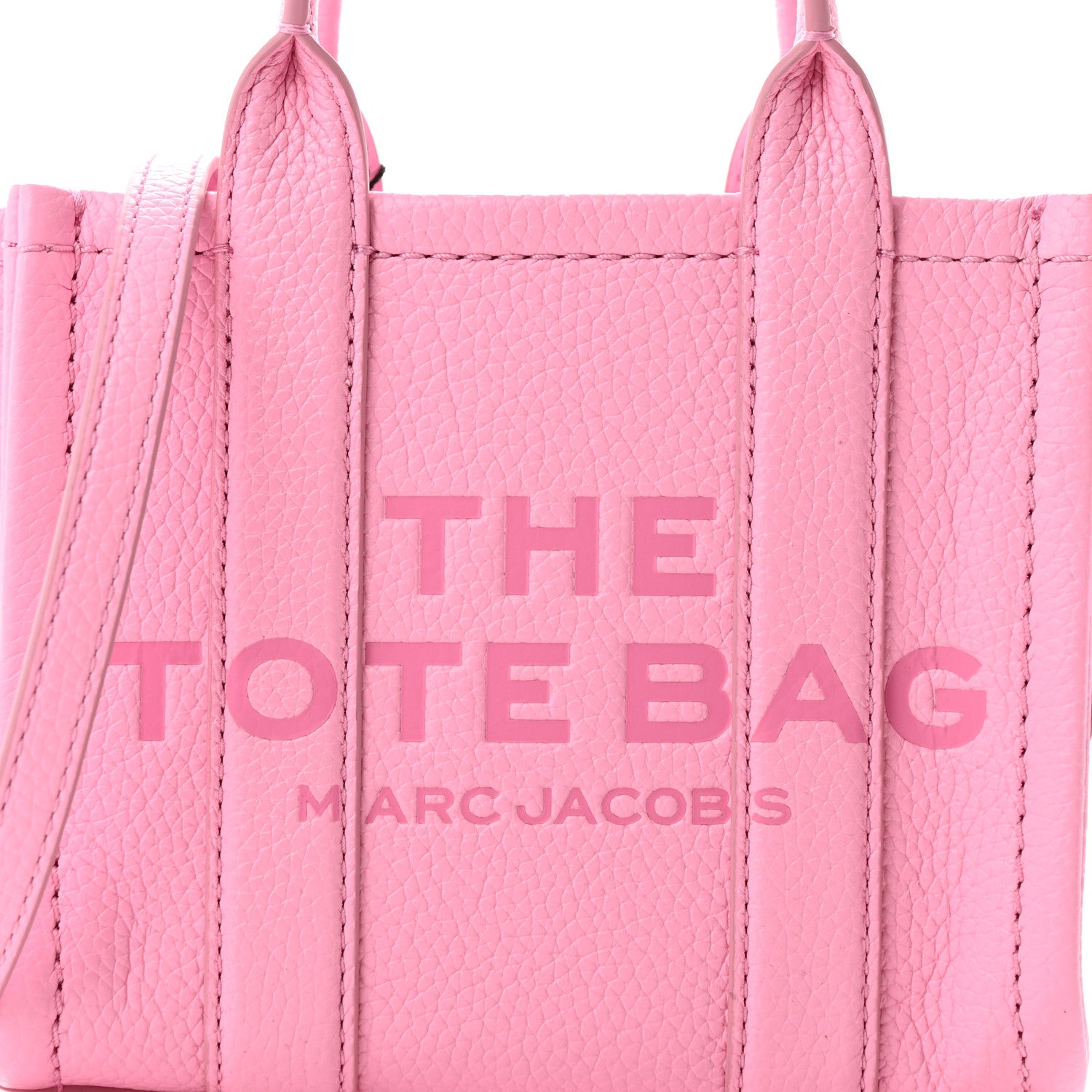 Marc Jacobs Grained Calfskin Micro The Tote Bag Fluro Candy 7 of 9