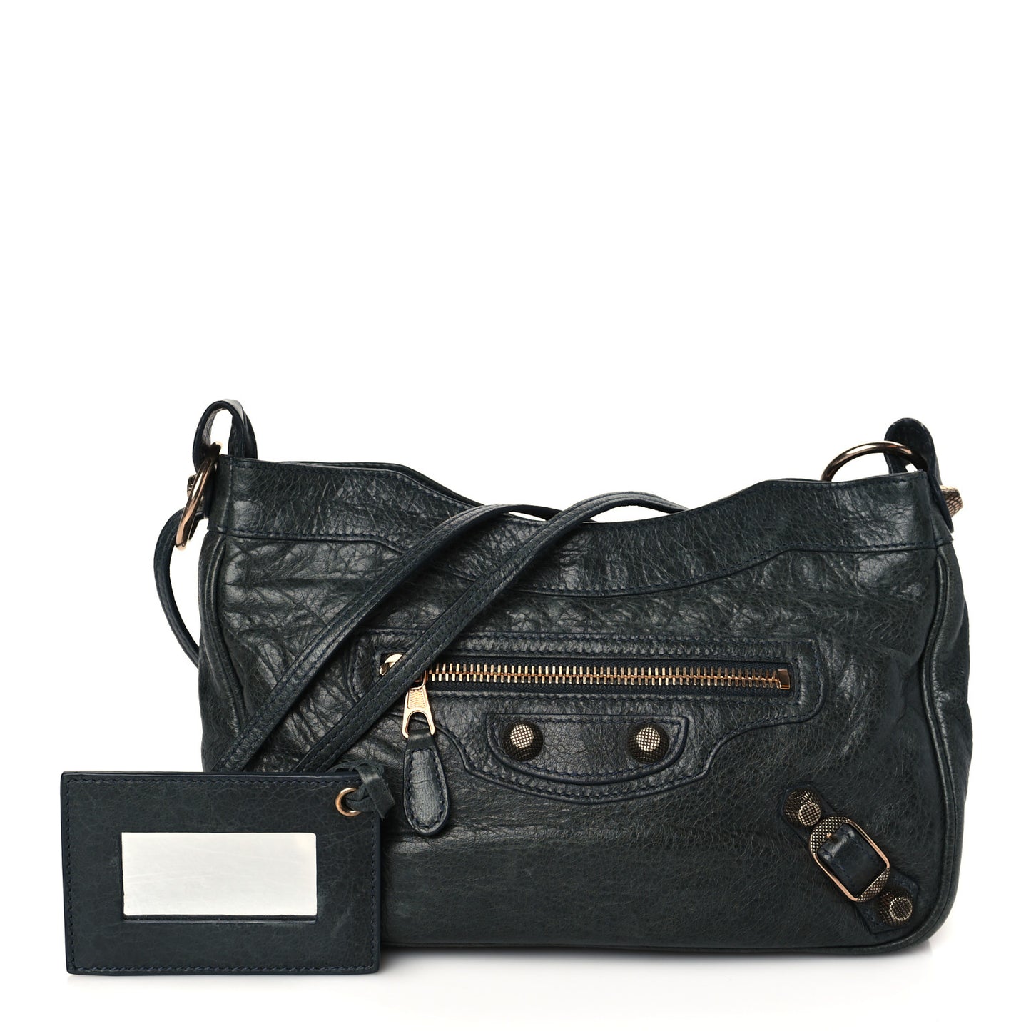 Agneau Giant 12 Rose Gold Hardware Hip Anthracite