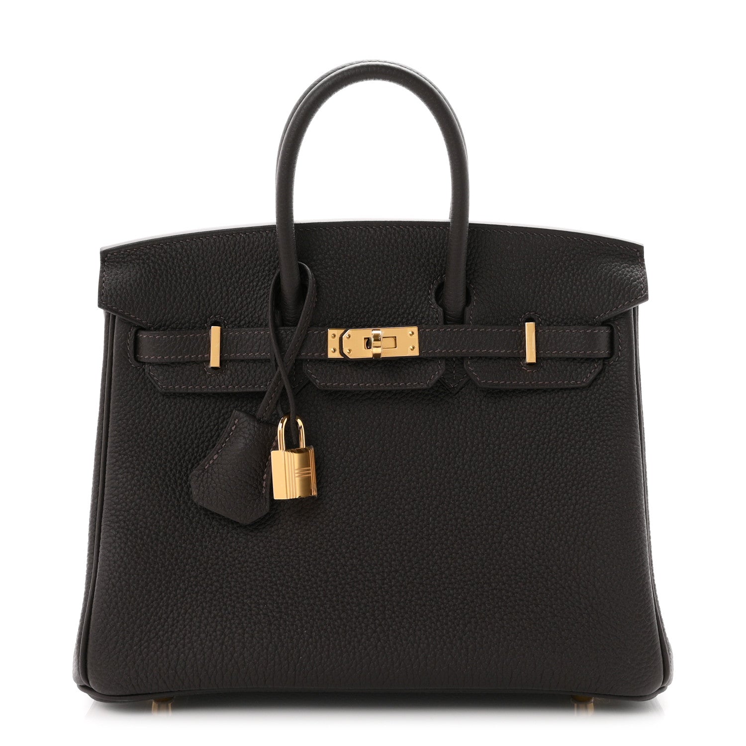 Hermes Togo Birkin 25 Bai Brun 1 of 11
