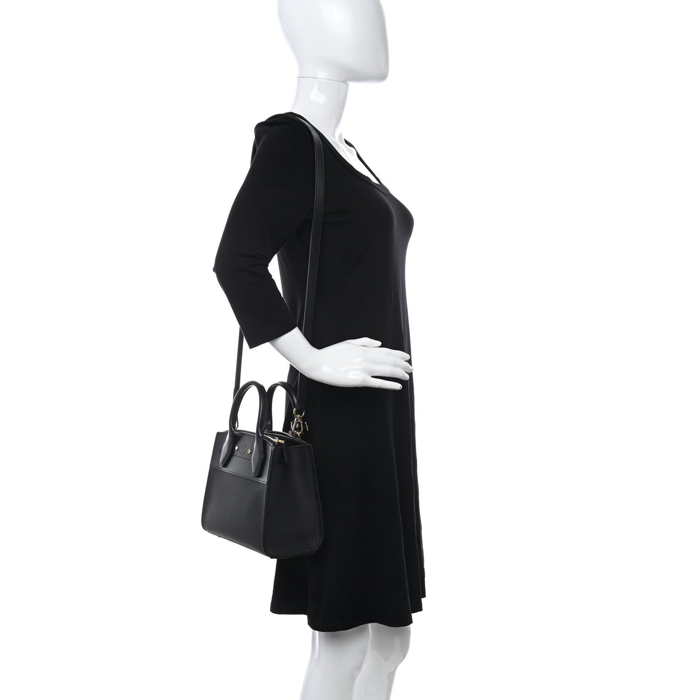 Calfskin City Steamer Mini Black