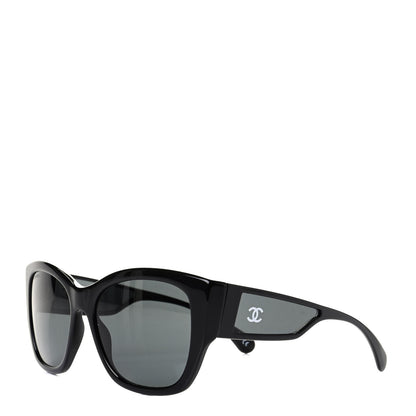 Chanel Acetate Butterfly Signature CC Sunglasses 5429 Black 1 of 5