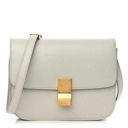 Celine Liege Calfskin Medium Classic Box Flap Bag Pale Grey 1 of 15