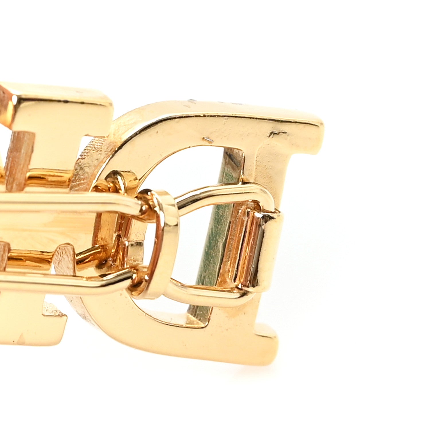 Christian Dior Crystal Dior Logo Brooch Gold 3 of 3