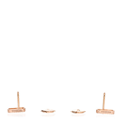 Messika 18K Rose Gold Diamond Move Uno Earrings 3 of 7