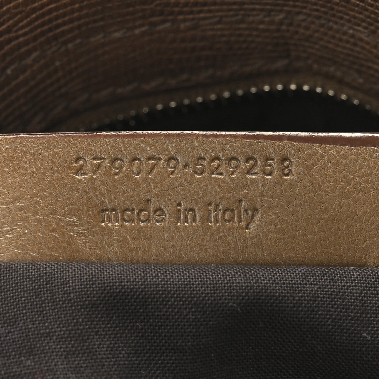Saint Laurent Lizard Calfskin Embossed Medium Cabas ChYc Brown 6 of 11