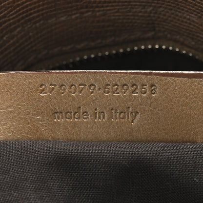 Saint Laurent Lizard Calfskin Embossed Medium Cabas ChYc Brown 6 of 11