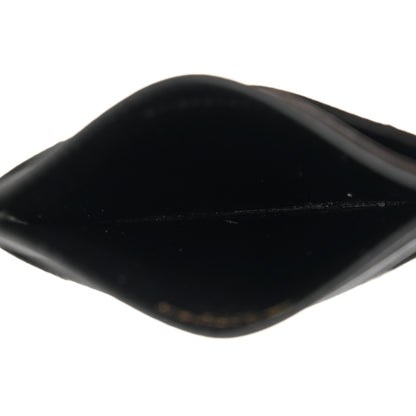Saint Laurent Grain De Poudre Matelasse Chevron Monogram Credit Card Case Black 5 of 7