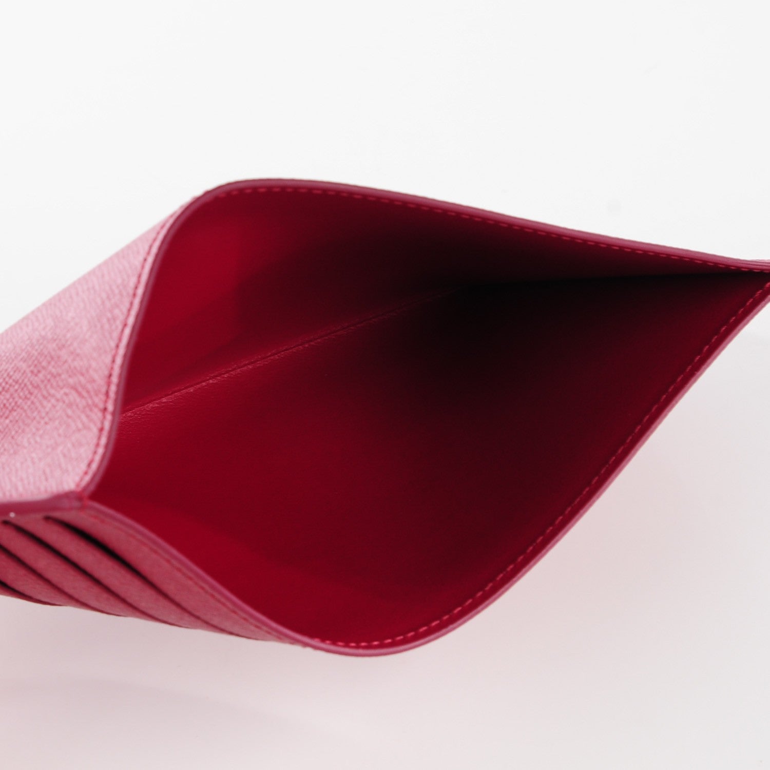 Louis Vuitton Calfskin Felicie Card Holder Insert Fuchsia 5 of 6