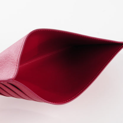 Louis Vuitton Calfskin Felicie Card Holder Insert Fuchsia 5 of 6