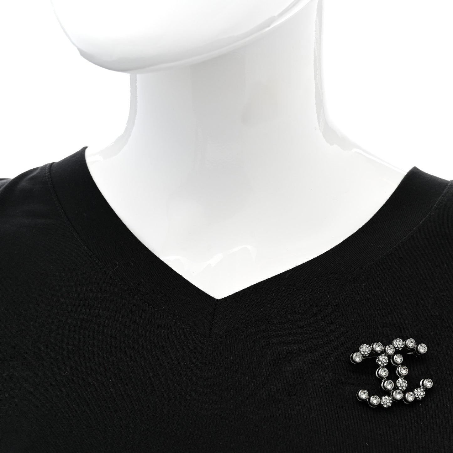 Ruthenium Crystal CC Brooch