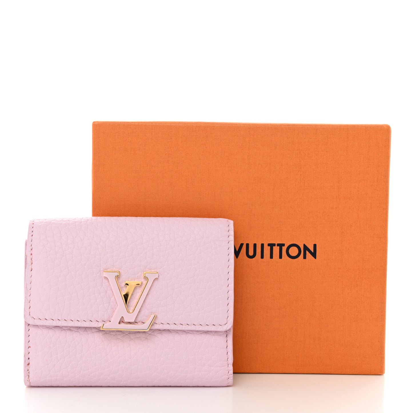 Taurillon Capucines XS Wallet Guimauve