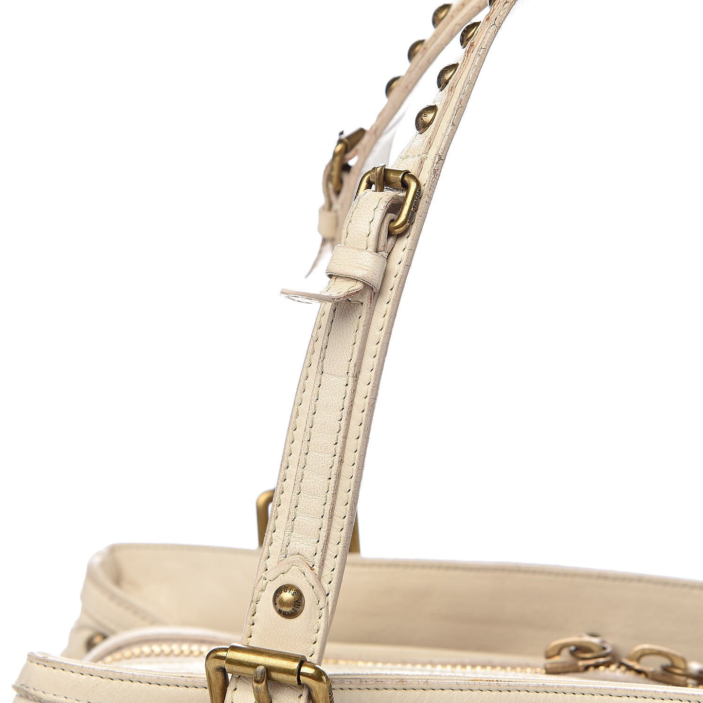 Lambskin Riveting White