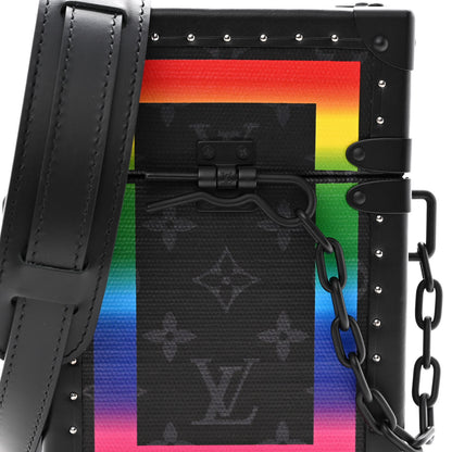Louis Vuitton Monogram Eclipse Rainbow Vertical Trunk Black 7 of 9