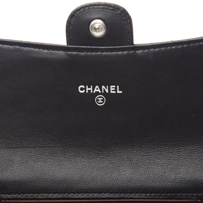 Chanel Lambskin Quilted Small Flap Wallet Black 5 of 7