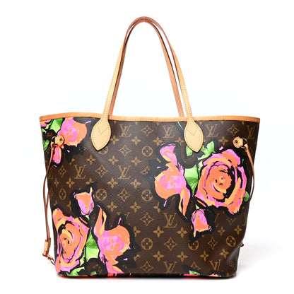 Louis Vuitton Monogram Roses Neverfull MM 1 of 9