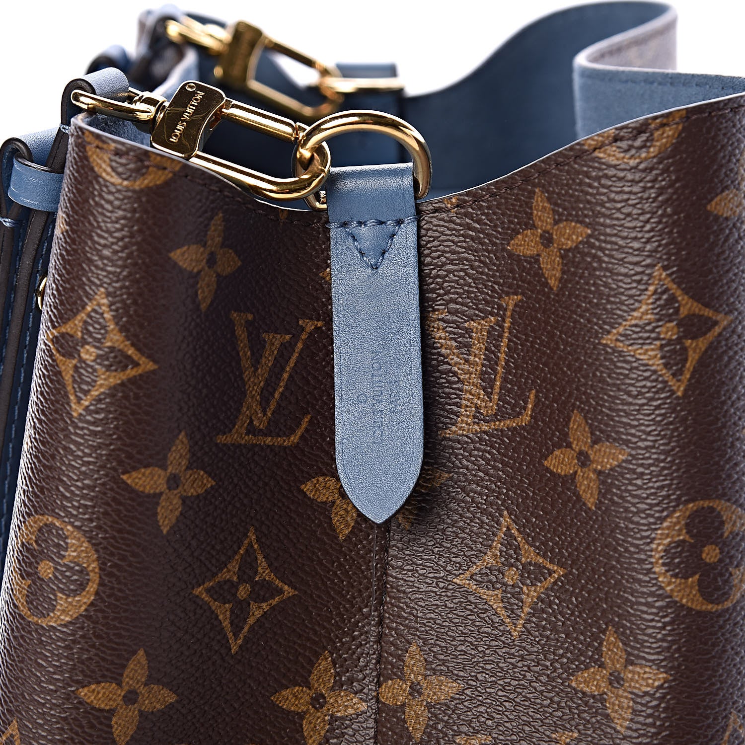 Louis Vuitton Monogram Neonoe MM Blue Jean 6 of 9