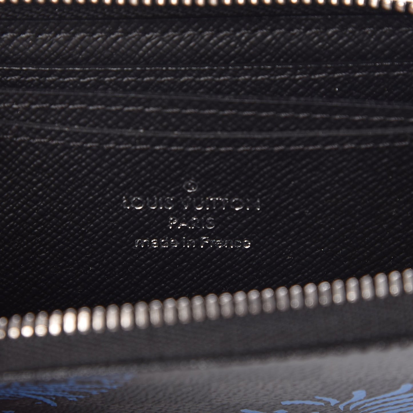 Damier Graphite Rope Zippy Coin Purse Blue