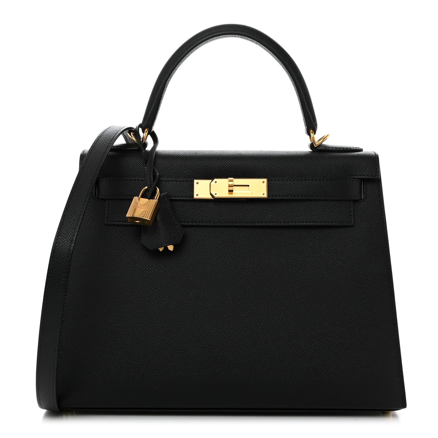 Hermes Epsom Kelly Sellier 28 Black 1 of 11