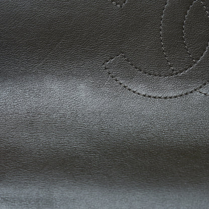 Chanel Calfskin Quilted Medium Gold Bar Top Handle Flap Dark Khaki 10 of 22