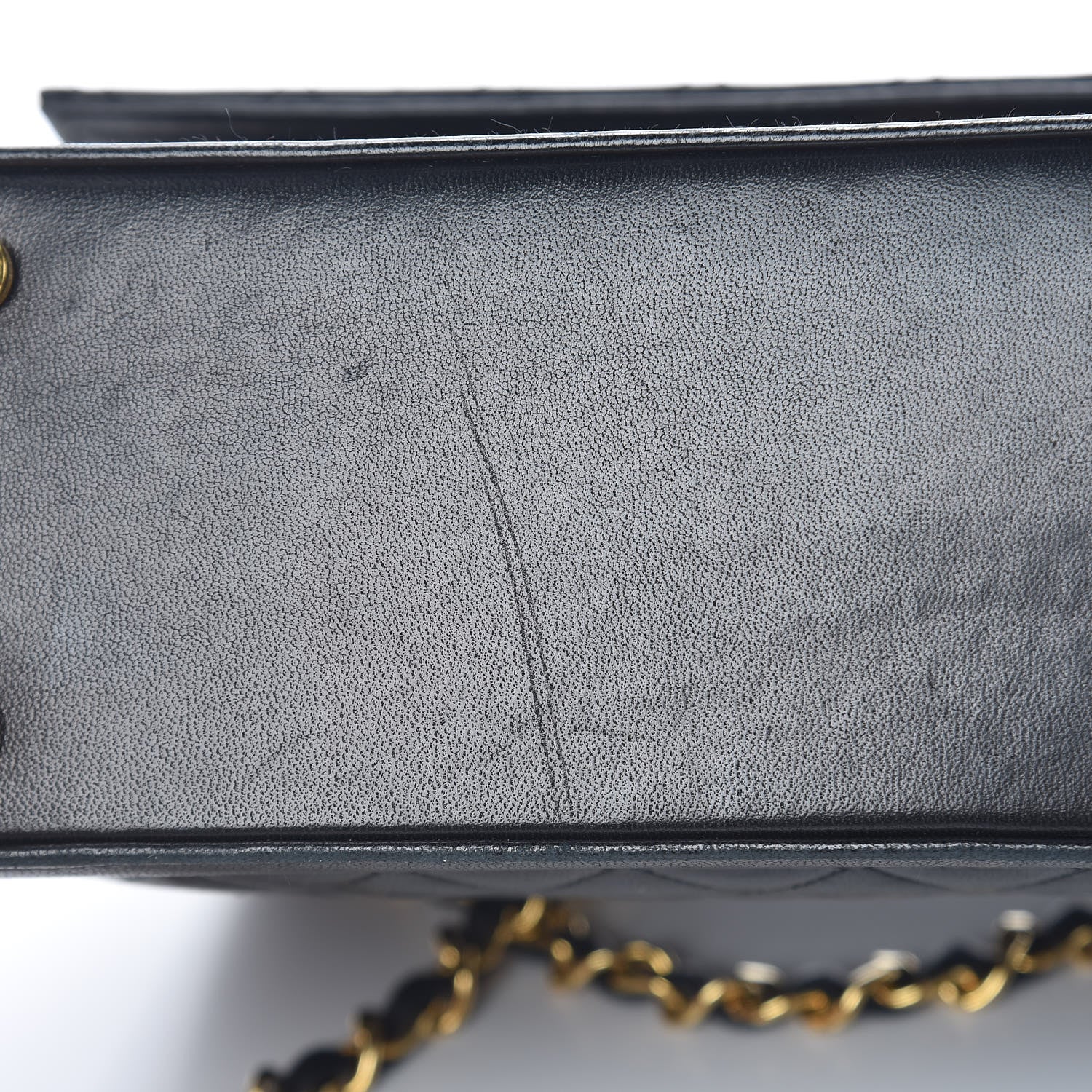 Chanel Lambskin Quilted Shoulder Flap Bag Black 26 of 34