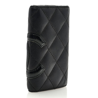 Chanel Calfskin Quilted Cambon 6 Key Holder Black 3 of 6