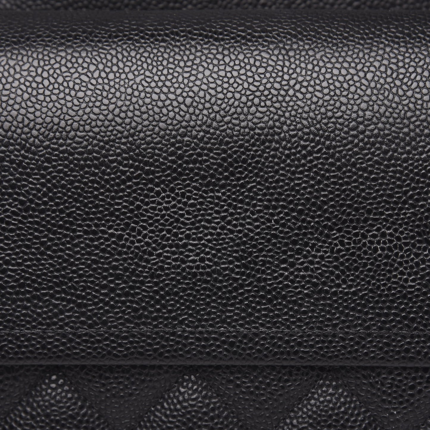 Caviar Quilted Maxi Double Flap Black