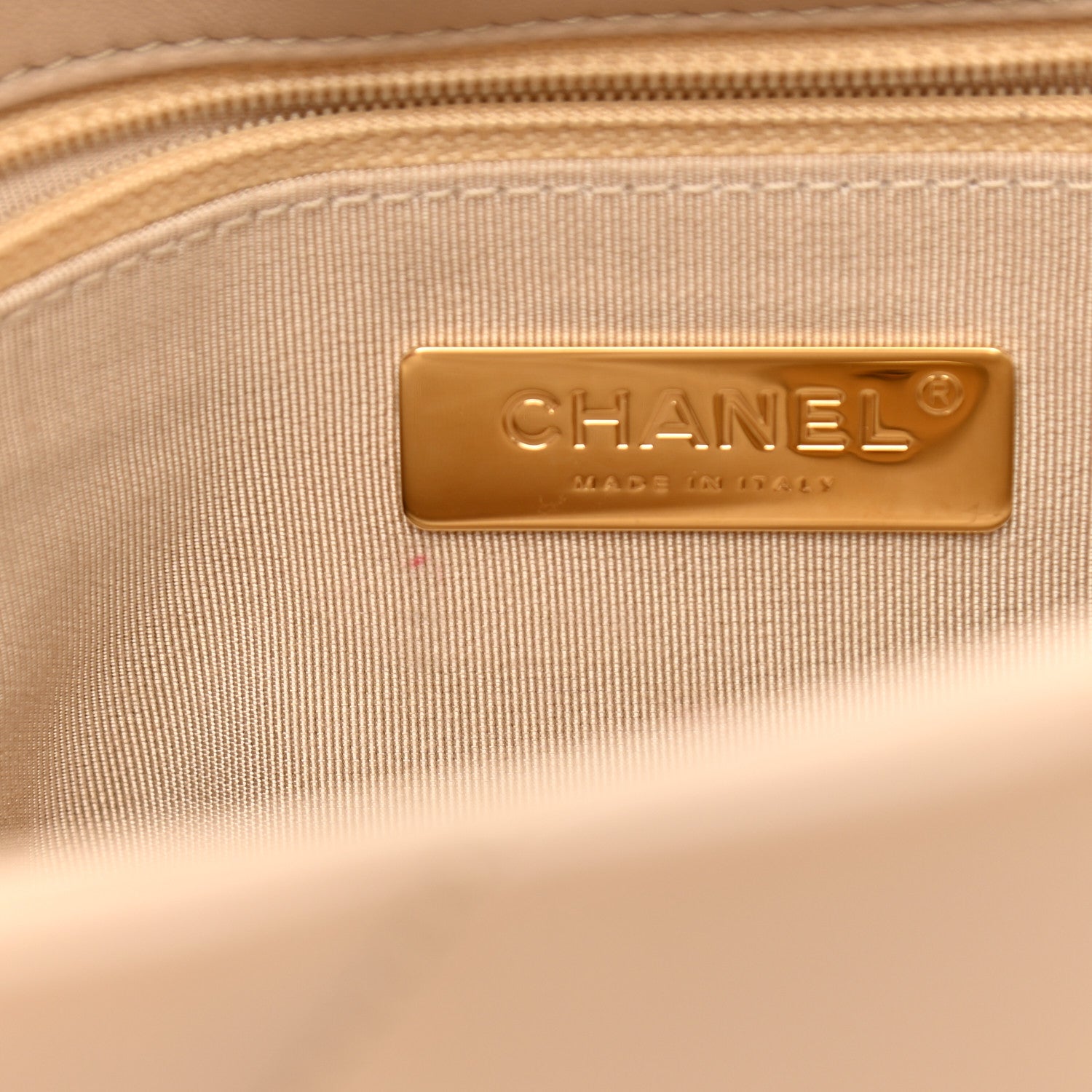 Chanel Lambskin Quilted Medium Chanel 19 Flap Dark Beige 8 of 10