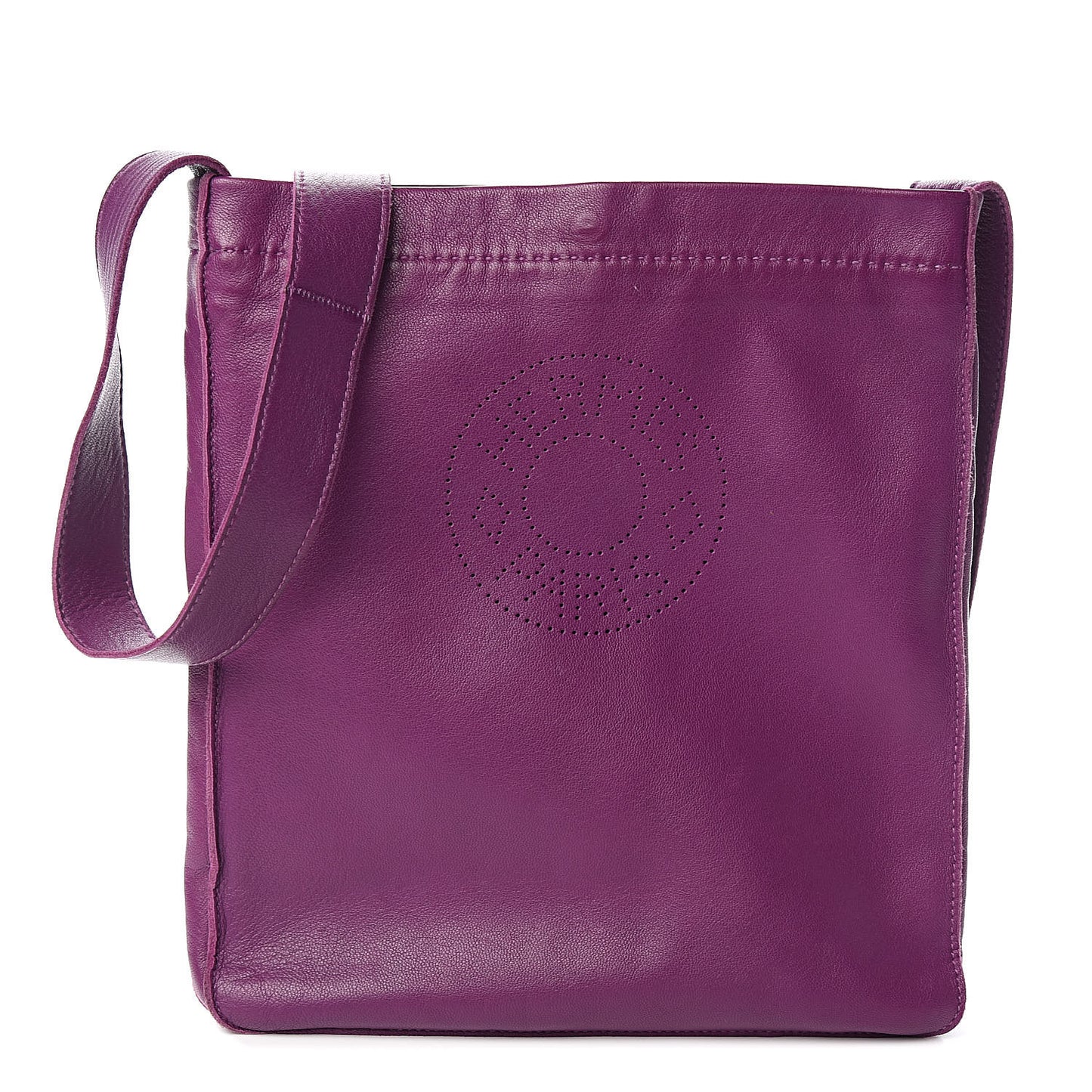 Lambskin Clou De Selle Pouch Violet