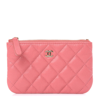 Chanel Caviar Quilted Small Cosmetic Case Pink 1 of 7