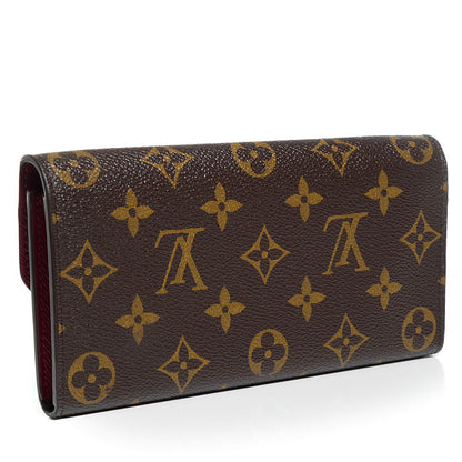 Louis Vuitton Monogram Emilie Wallet Fuchsia 3 of 8