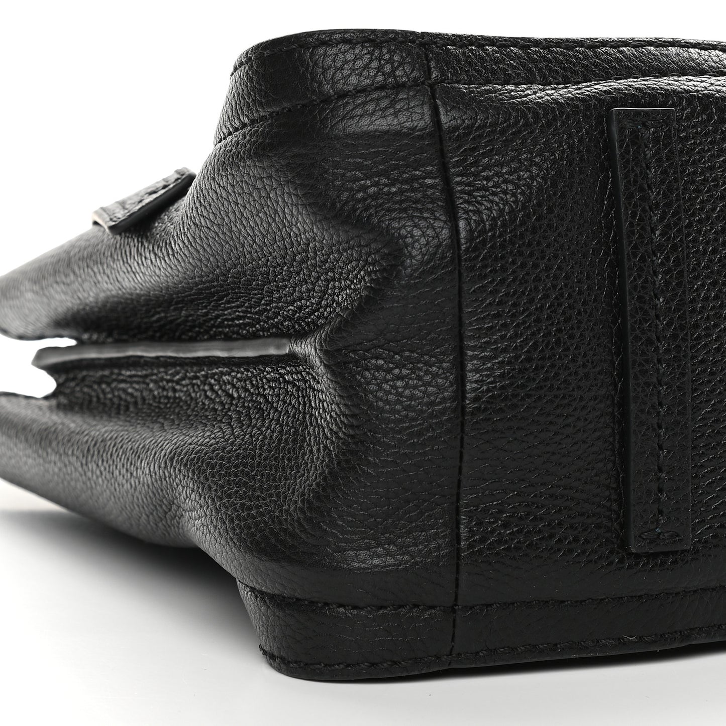 Grained Calfskin The Director Tote Black