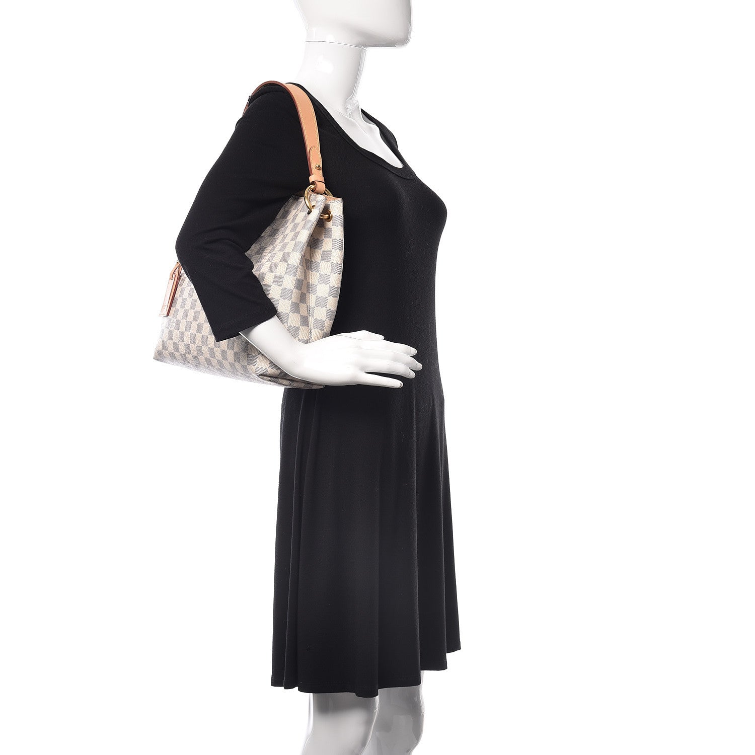 Louis Vuitton Damier Azur Graceful PM Beige 2 of 10
