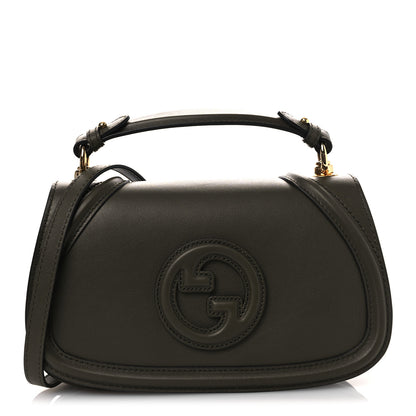 Gucci Roxy Calfskin Blondie Top Handle Bag Luscious Green 1 of 10