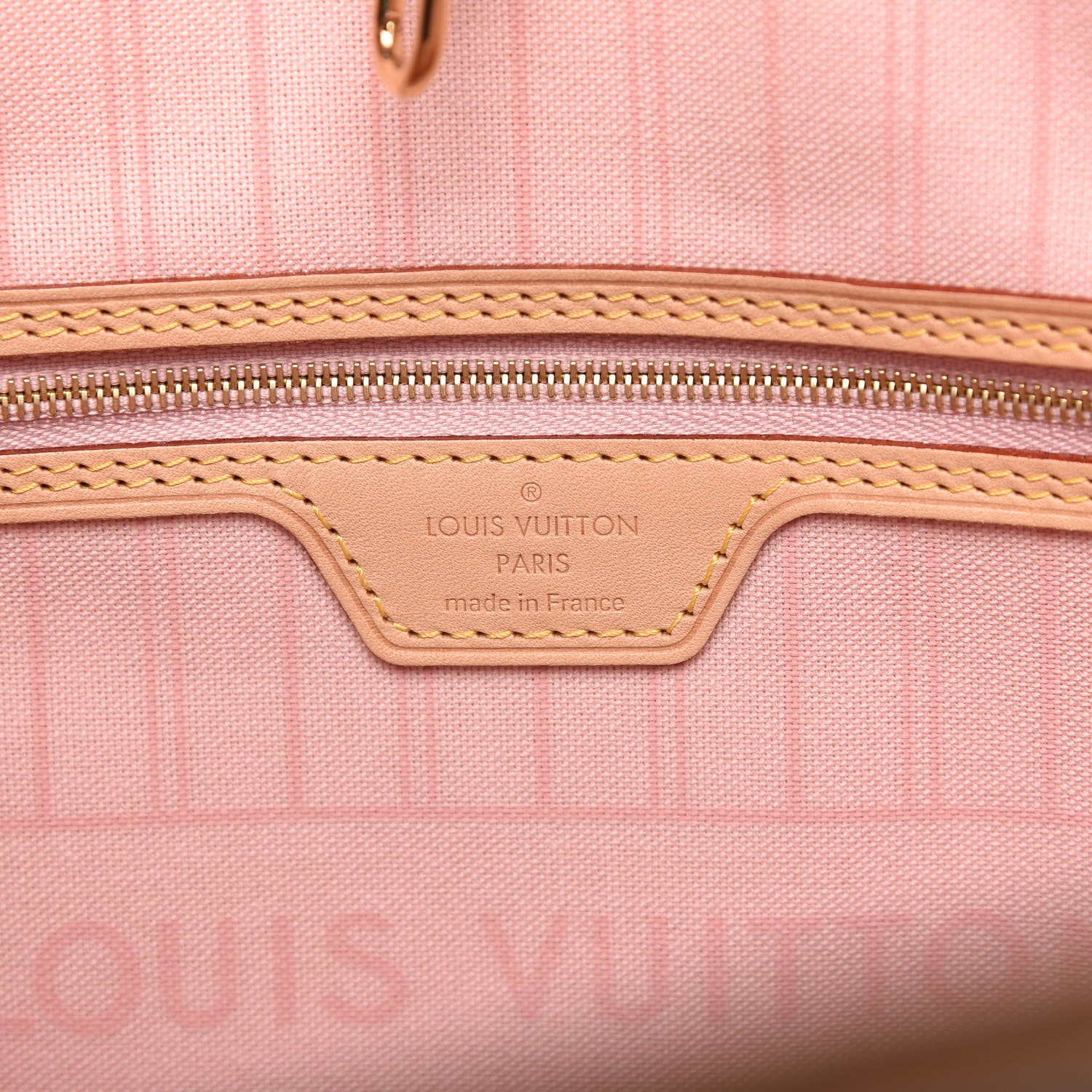 Louis Vuitton Damier Azur Neo Neverfull MM Rose Ballerine 8 of 9