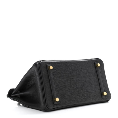 Hermes Togo Birkin 25 Black 3 of 10