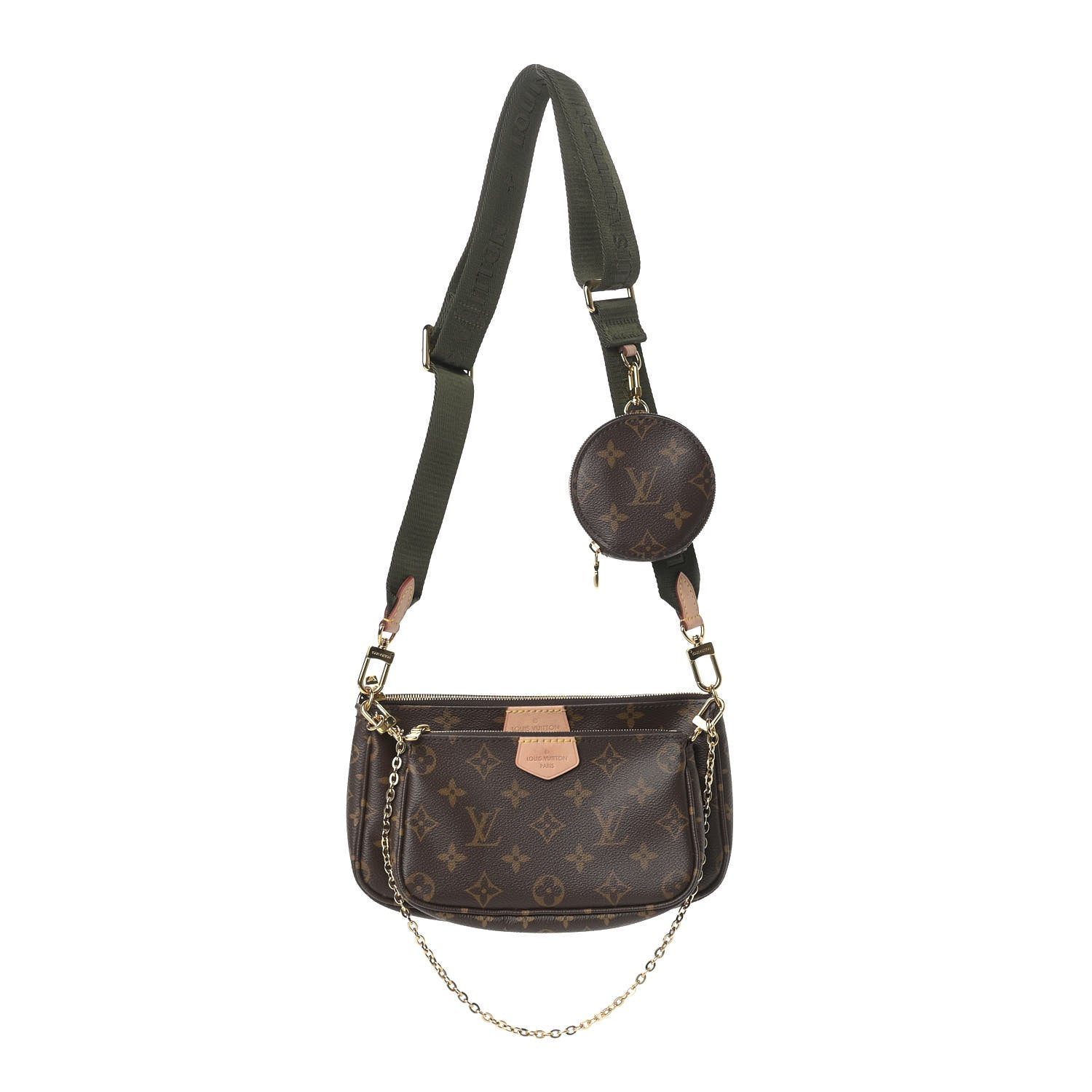 Louis Vuitton Monogram Multi Pochette Accessories Kaki 1 of 12